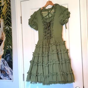 Innocent World Classic Lolita One Piece in Olive